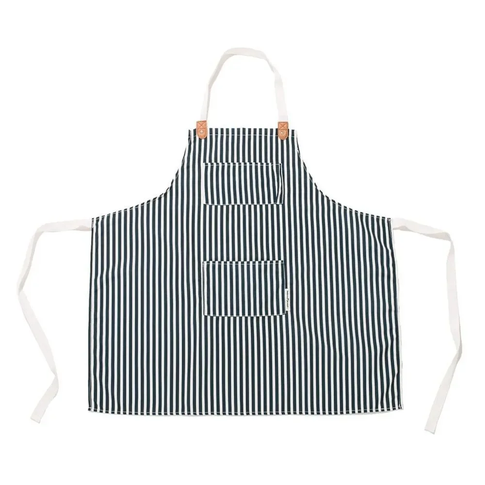 NWT Business & Pleasure The Apron in Lauren's Navy Stripe - One Size